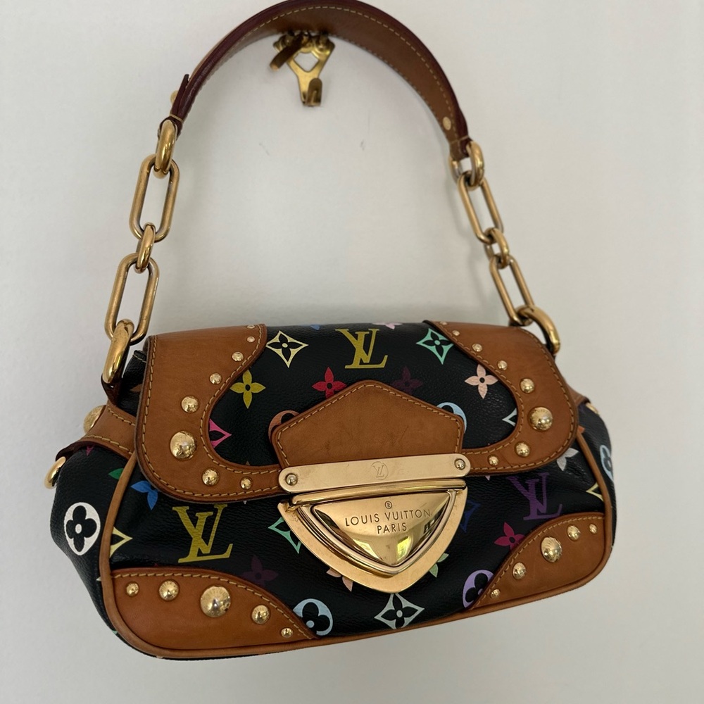 SOLD Louis Vuitton Marilyn Handbag – Murakami Monogram Multicolor (Black)
